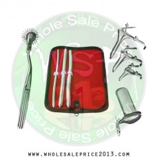  Hegar uterine dilator 3 pieces set, 7-8, 11-12, 13-14, pinwheel, grave 3pcs, collin large